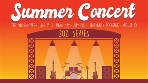 Summer Concert Series Streamwood Park District