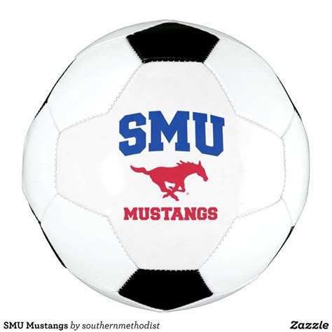 SMU Mustangs Soccer Ball | Zazzle