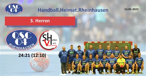 Herren Osc Sv Hei En Ii Osc Handball Heimat Rheinhausen