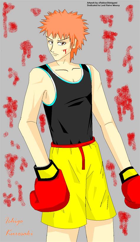 Kurosaki Ichigo Boxing By Kuchiki Rukia Reborn On Deviantart