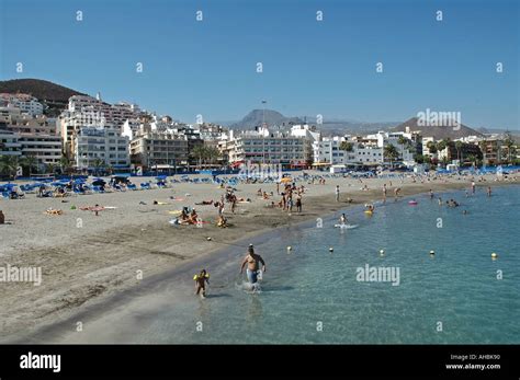 Los Cristianos Beach Stock Photo - Alamy