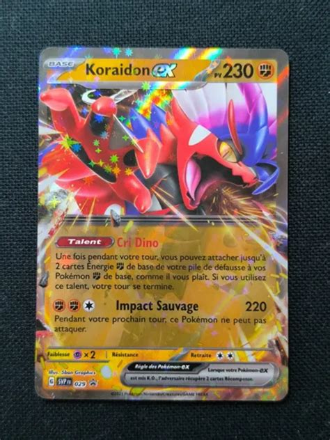 CARTE POKÉMON Koraidon EX PROMO 029 Ecarlate et Violet SVP FR NM