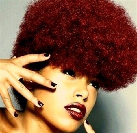 Tapered Red Afro Natural Hair Beauty Naturally Beautiful Natural Red Naturally Sassy