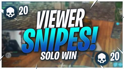 Playing Vs Viewers Kill Solo Win Fortnite Br Full Match Youtube