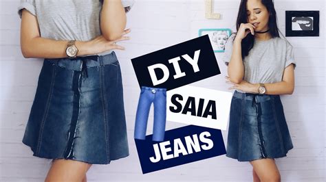 Descobrir 70 imagem como fazer saia infantil perna de calça jeans