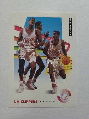 LOS ANGELES CLIPPERS Smith Manning 1991 92 SKYBOX BASKETBALL CARD