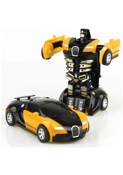 Transformers Oyuncak Araba Bumblebee Robota D N Ebilen Yellow