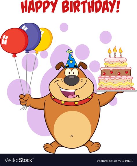 Happy Birthday Animal Cartoon