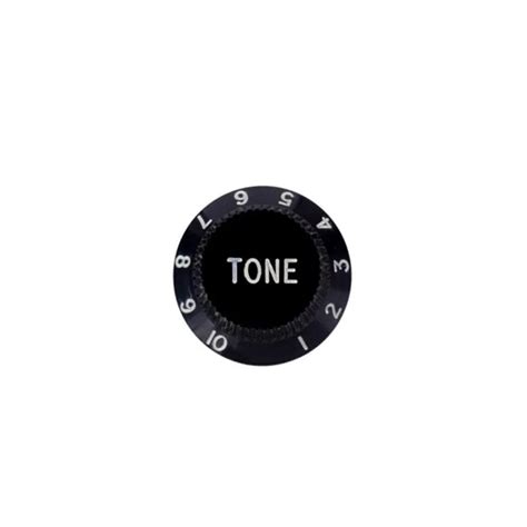 KNOB DOLPHIN GUITARRA TONE PLASTICO PRETO UNIDADE Musica Center