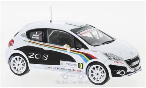 Coche Miniatura Peugeot 208 1 43 IXO R2 WRC WRC Tour De Corse 2012 S