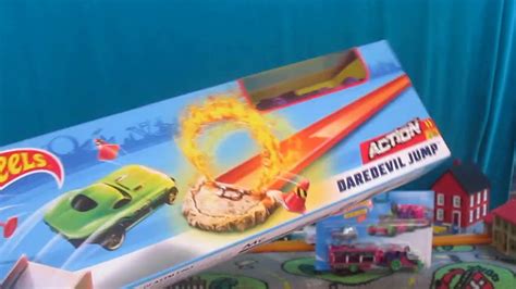 Demonstration And Review Of A DAREDEVIL JUMP By Hot Wheels Toy Car