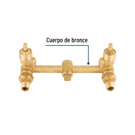 Ficha Tecnica Mezcladora De Bronce De Empotrar 1 4 Vuelta Foset