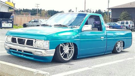 Blue Nissan Hardbody Mini Truck