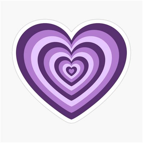 Purple Latte Heart Sticker by Ayoub14 | Coloring stickers, Print ...