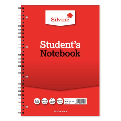 Silvine Twin Wire Bound Student S Notebooks Maple Leaf