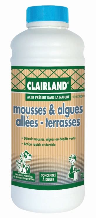 Désherbant anti mousse pour terrasse Jardiland