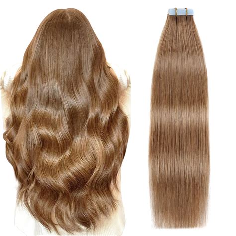 Tape In Hair Extensions Remy Echthaar glatt nahtlos 20 Stück