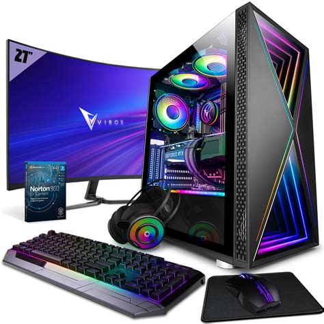 Vibox Vii 4 Gaming Pc Komputer Gamingowy Sg Series Zakrzywiony Ekran