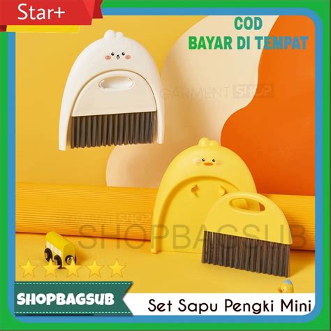 Jual Sapu Pengki Mini Pembersih Debu Meja Mobil Karakter Baby Cleaning