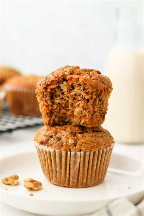 Vegan Carrot Cake Muffins Gf Oil Free Okonomi Kitchen