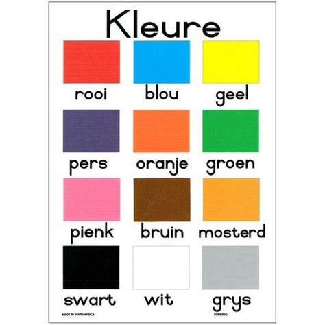 Afrikaans Colors