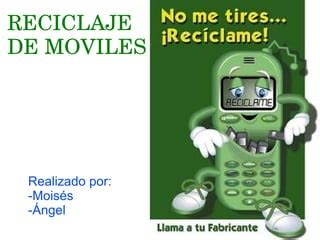 Reciclaje Moviles PPT