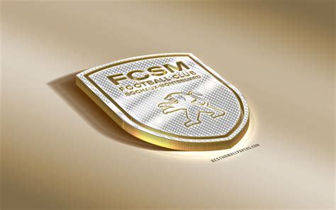 Download wallpapers FC Sochaux, French football club, golden silver ...