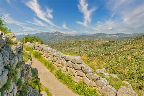 Mycenae In Peloponnese Greeceargolis Stock Photo Image Of Mykines