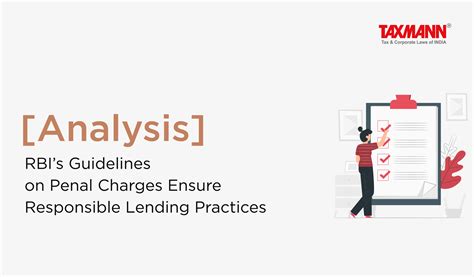 Analysis RBI S Guidelines On Penal Charges Ensure Responsible Lending