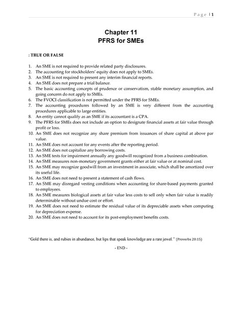 Pdfcoffee Chapter Answer Keys Chapter Pfrs For Smes True