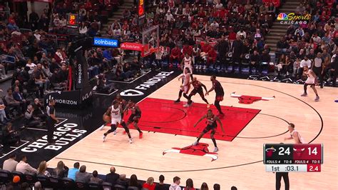 Last Second Field Goal Heat Bulls NBA Official