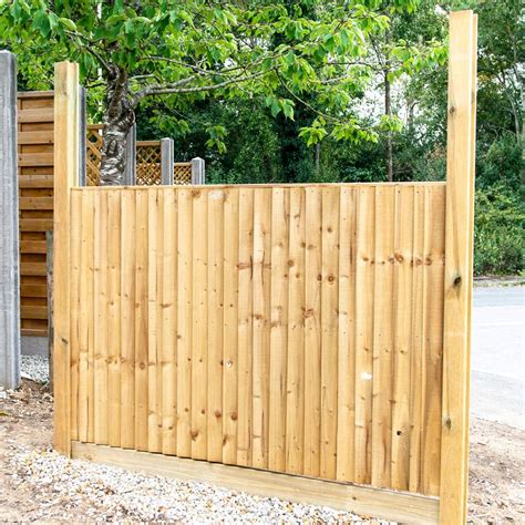 Featheredge Close Boarded Fence Panel 1 83m 1 83m 1033c