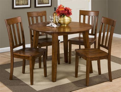 Round Dining Table Set With 4 Chairs : 5 Piece Dining Set Round Table | Bodenowasude