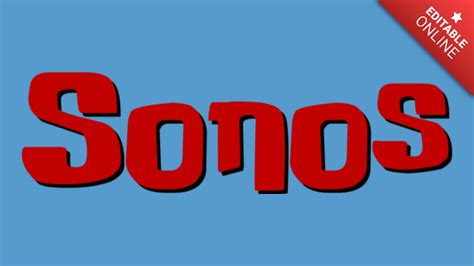 Sonos Lilo Stitch Fuente Generador De Efectos De Texto