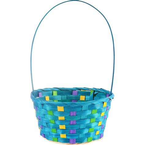 Small Blue Easter Basket Image 1 Blue Easter Basket Small Easter