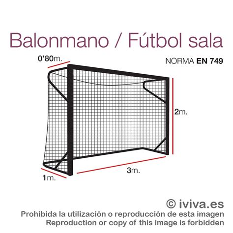 Redes balonmano fútbol sala Sin nudos 4 mm