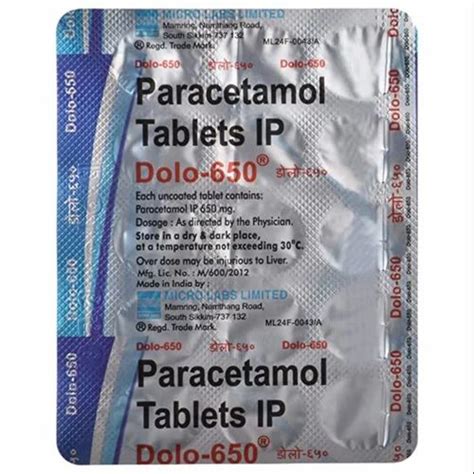 DOLO ACAMOL Paracetamol Tablets Ip At Rs 100 Box In Nagpur ID