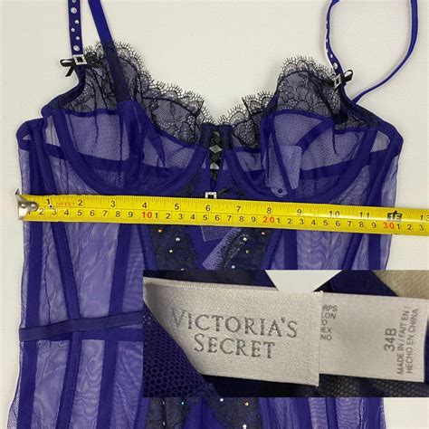 Victorias Secret Sheer Corset With Lace Detailing And Depop