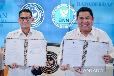 Kemenparekraf Bnn Kerja Sama Cegah Penyalahgunaan Narkoba Antara News