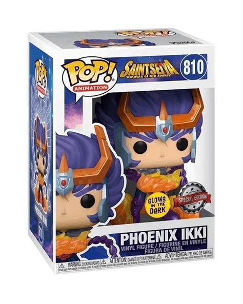 Funko POP Anime Saint Seiya Phoenix Ikki Glow In The Dark Exclusive