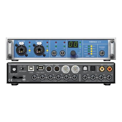 Rme Fireface Ucx Interfaces Audio Por Usb