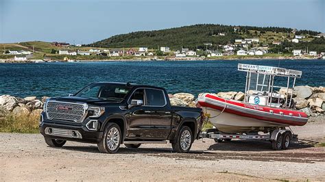 Hd Wallpaper Gmc Gmc Sierra Denali Black Car Boat Pickup