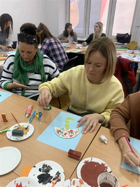 Jesienne prace plastyczne na zajęciach z metodyki edukacji plastycznej