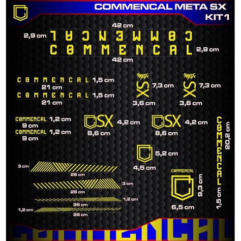 Stickers Voor Commencal Meta Sx Fietsframe Kit Voor De Beste Prijs