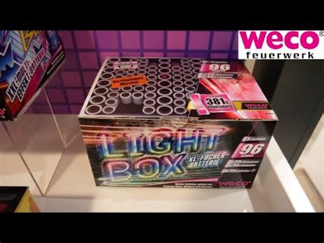 Weco Feuerwerk Light Box Neuheit 2023 Muster Für 15mm Top YouTube