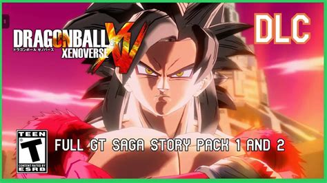 Dragon Ball Xenoverse Gameplay Story Mode Dlc Full Gt Saga Story Pack 1 And 2 Youtube