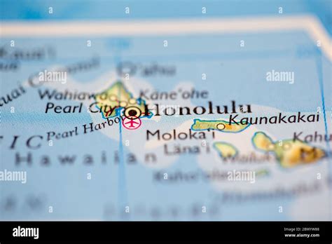 Mapa Pol Tico De Hawaii Fotograf As E Im Genes De Alta Resoluci N Alamy