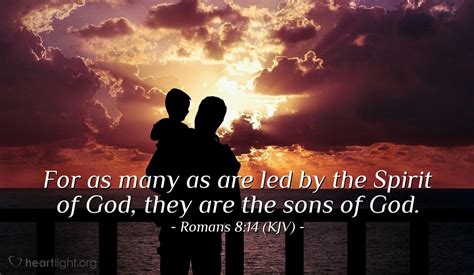 Todays Verse Romans 814 Kjv Emmanuel Baptist Church