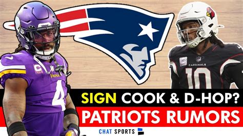 Dalvin Cook And Deandre Hopkins Teaming Up In Foxborough New England Patriots Free Agency