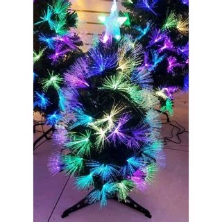 Rvore De Natal Fibra Tica Led Colorido Cm Bivolt Shopee Brasil